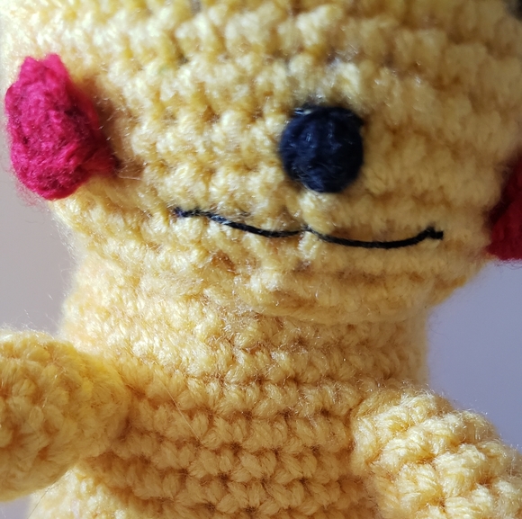 Hand Made Pikachu INSPIRED Amigurumi - Picture 2 of 8